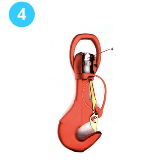 item#4 O'Bannon Style Rod Hook Regular Type Nut image