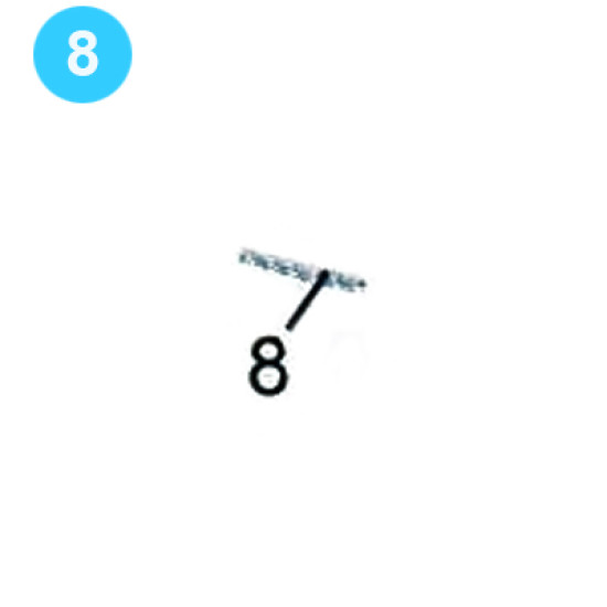 item#8 Safety Clamp Type A-MP Roll Pin image