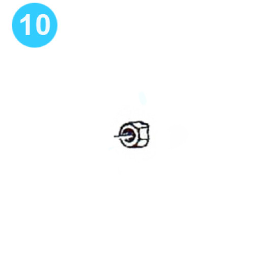 item#10 BJ Style Type B Manual Tong Lock Nut BJ Style Type 