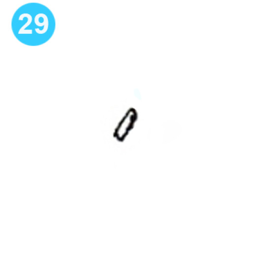 item#29 BJ Style Type B Manual Tong Tong Die Retainer (Roll Pin) BJ Style Type 