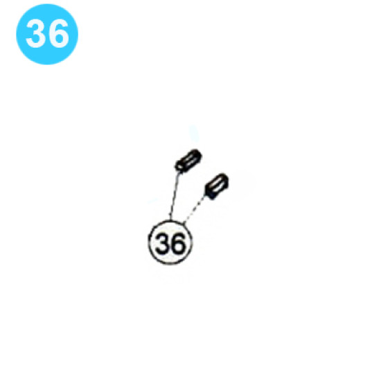 item#36 BJ Style Type B Manual Tong Groove Pin F/Hinge Pin Nut image