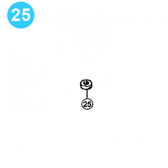 item#25 BJ Style Type C Manual Tong Hinger Pin Nut BJ Style Type 