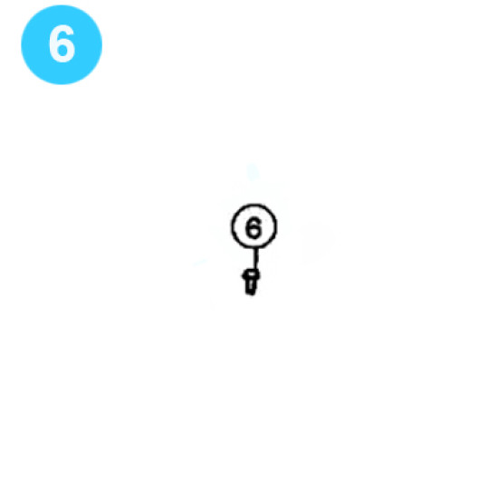 item#6 BJ Style Type C Manual Tong Name Plate Screws BJ Style Type 