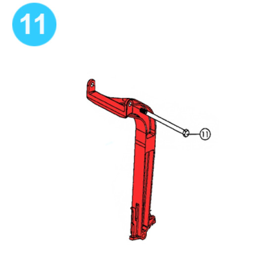 item#11 BJ Style Type HT-100 Manual Tong Balancing Screw Bolt image