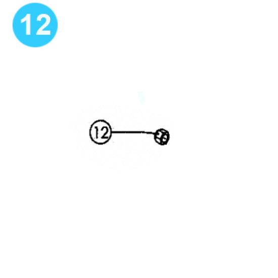 item#12 BJ Style Type HT-100 Manual Tong Lock Nut image
