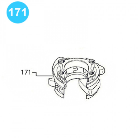 item#171 BJ Style Mark IV Jaw Assembly Inner Ring Assembly, 1