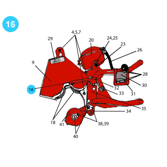 item#16 Rauch Style Pipe Spinner Model 512B Hanger Bracket image