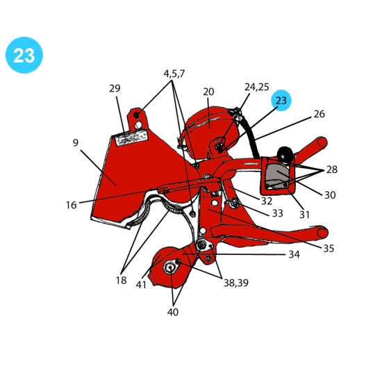 item#23 Rauch Style Pipe Spinner Model 512B Airport Brackets image