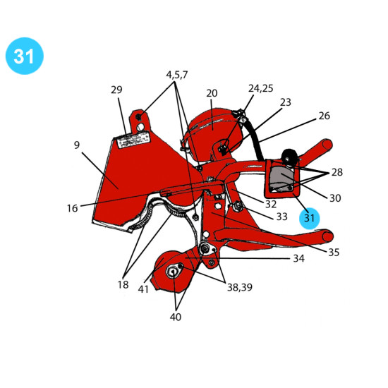 item#31 Rauch Style Pipe Spinner Model 512B Air Valve image