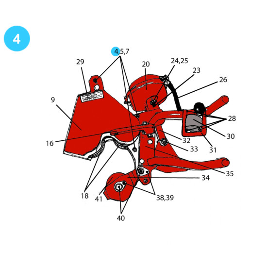 item#4 Rauch Style Pipe Spinner Model 512B 1/2