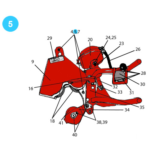 item#5 Rauch Style Pipe Spinner Model 512B 1/2