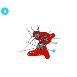 item#8 Rauch Style Pipe Spinner Model 512B H60 Sprocket item#8 Rauch Style Pipe Spinner Model 512B H60 Sprocket