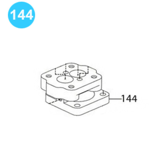 item#144 BJ Style Rod Tong Motor Mark IV Shaft End Cover BJ Style Rod Tong Motor Mark IV image