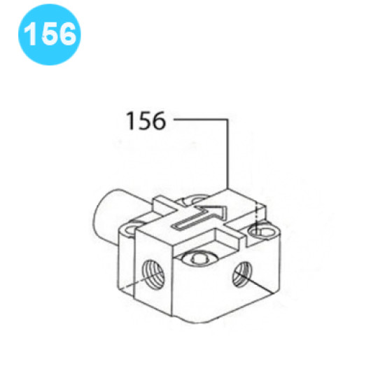 item#156 BJ Style Rod Tong Motor Mark IV Control Valve Assembly BJ Style Rod Tong Motor Mark IV image