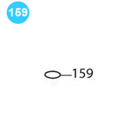 item#159 BJ Style Rod Tong Motor Mark IV Control Valve O-Ring image