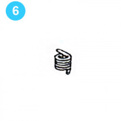 item#6 Type YT 75 ton (Range 2-1/4" - 2-3/4") BJ Style Latch Spring item#6 Type YT 75 ton (Range 2-1/4" - 2-3/4") BJ Style Latch Spring