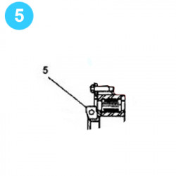 item#5 FB-1300 Crankshaft Assembly Continental Emsco Style Inner Race item#5 FB-1300 Crankshaft Assembly Continental Emsco Style Inner Race