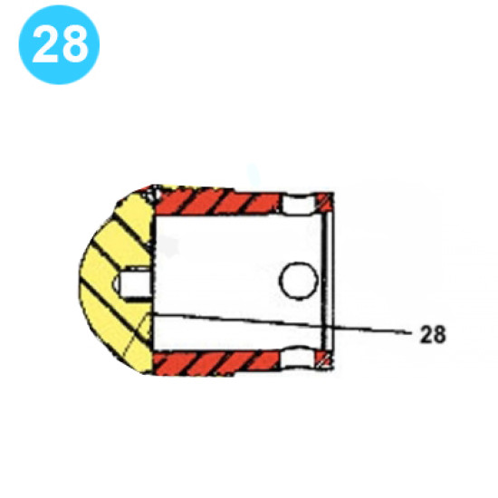item#28 FA-1300 Type II Fluid-End Assembly Continental Emsco Style Head Seal FA-1300 Type II Fluid End Assembly image