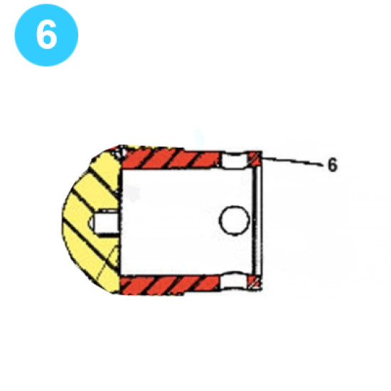 item#6 FA-1300 Type II Fluid-End Assembly Continental Emsco Style Cylinder Head image