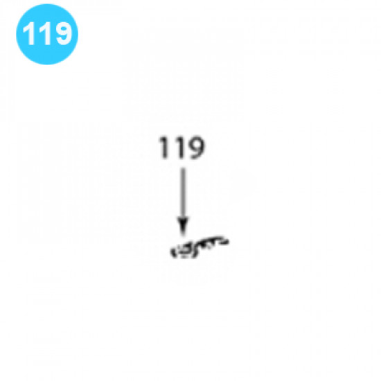 item#119 Spinning Pipe Wrench Varco Style SSW 10 Hinge Pin image