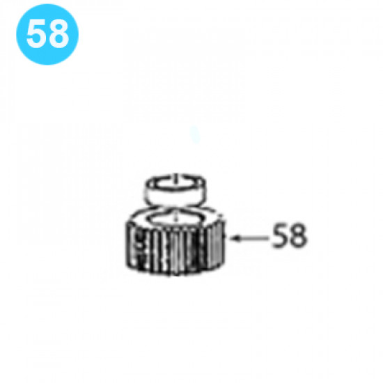 item#58 Spinning Pipe Wrench Varco Style SSW 10 Drive Gear image