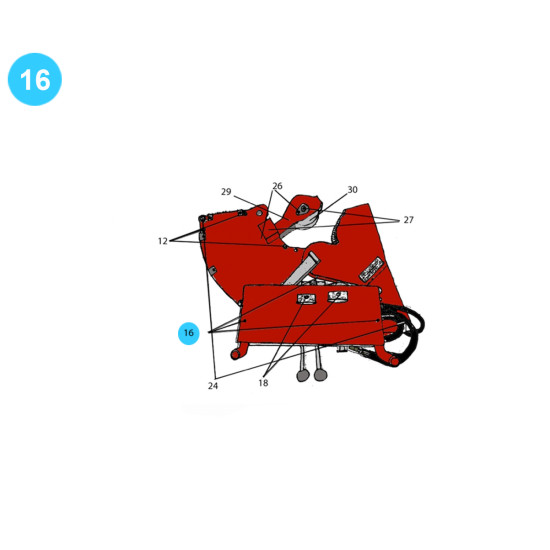 item#16 Rauch Style Pipe Spinner Model 512H 1/4