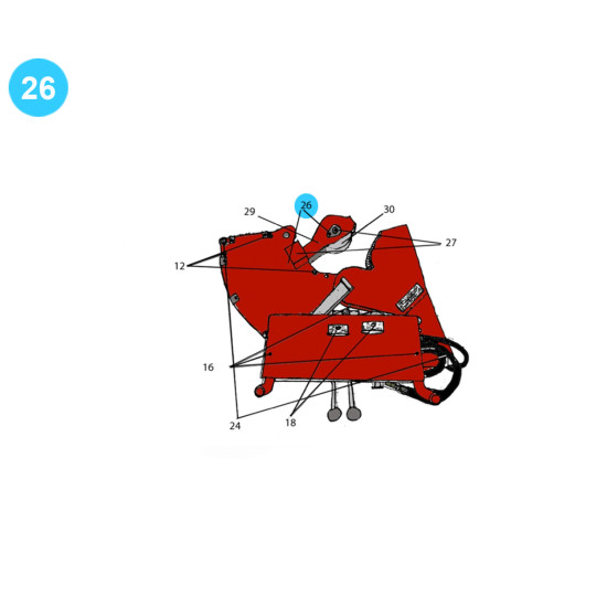 item#26 Rauch Style Pipe Spinner Model 512H 5/16