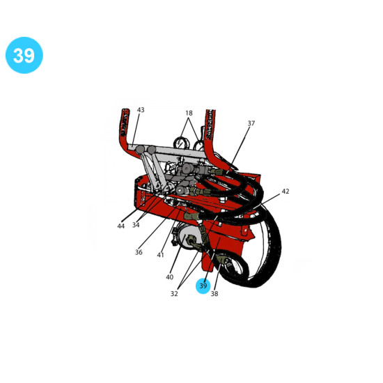 item#39 Rauch Style Pipe Spinner Model 512H Motor Guard image