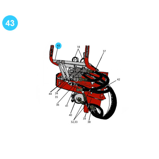 item#43 Rauch Style Pipe Spinner Model 512H Aluminum Guard image
