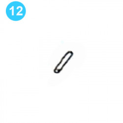 item#12 Type MYT 40 ton (Range 1-1/4" - 2-3/4") BJ Style Latch Lock Pin Retainer