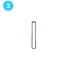 item#3 Type MYT 40 ton (Range 1-1/4" - 2-3/4") BJ Style Hinge Pin