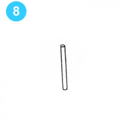 item#8 Type MYT 40 ton (Range 1-1/4" - 2-3/4") BJ Style Latch Lock Pin