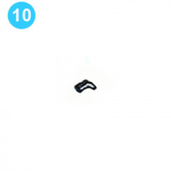 item#10 Type TA-65 (65Ton) & T-100 (100Ton) BJ Style Hinge Pin Retainer (Frame 32385, 32386 & 32383) item#10 Type TA-65 (65Ton) & T-100 (100Ton) BJ Style Hinge Pin Retainer (Frame 32385, 32386 & 32383)