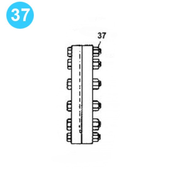 item#37 FA-1600 Type 1-1/2 Fluid-End Assembly Continental Emsco Style 1