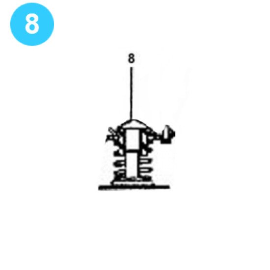 item#8 FA-1600 Type 1-1/2 Fluid-End Assembly Continental Emsco Style Valve Guide FA-1600 1-1/2 Fluid End Assembly image