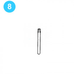 item#8 Type SLX-150, 150 ton (Range 6-5/8" - 20") BJ Style Latch Pin (5 1/2" -13 3/8") item#8 Type SLX-150, 150 ton (Range 6-5/8" - 20") BJ Style Latch Pin (5 1/2" -13 3/8")
