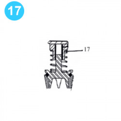 item#17 Ideco Style T-1300/T-1600, 5000psi 7-1/2" x 12" Fluid-End Assembly Lower Valve item#17 Ideco Style T-1300/T-1600, 5000psi 7-1/2" x 12" Fluid-End Assembly Lower Valve