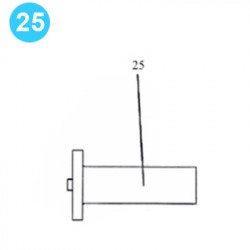 item#25 Ideco Style T-1300/T-1600, 5000psi 7-1/2" x 12" Fluid-End Assembly Pony Rod item#25 Ideco Style T-1300/T-1600, 5000psi 7-1/2" x 12" Fluid-End Assembly Pony Rod