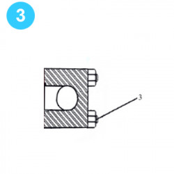 item#3 Ideco Style T-1300/T-1600, 5000psi 7-1/2" x 12" Fluid-End Assembly Discharge item#3 Ideco Style T-1300/T-1600, 5000psi 7-1/2" x 12" Fluid-End Assembly Discharge