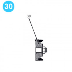 item#30 Ideco Style T-1300/T-1600, 5000psi 7-1/2" x 12" Fluid-End Assembly Piston  item#30 Ideco Style T-1300/T-1600, 5000psi 7-1/2" x 12" Fluid-End Assembly Piston