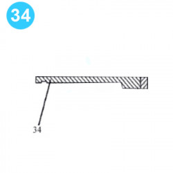 item#34 Ideco Style T-1300/T-1600, 5000psi 7-1/2" x 12" Fluid-End Assembly Liner  item#34 Ideco Style T-1300/T-1600, 5000psi 7-1/2" x 12" Fluid-End Assembly Liner