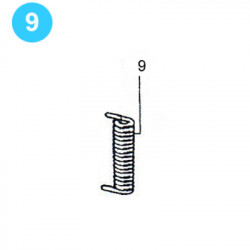 item#9 Type HYT 150 ton (Range 2-3/8" - 3-1/2") BJ Style Latch Lock Spring item#9 Type HYT 150 ton (Range 2-3/8" - 3-1/2") BJ Style Latch Lock Spring