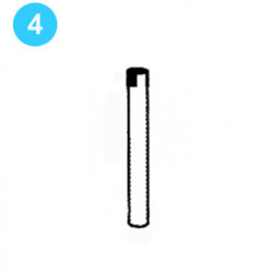 item#4 Type SLX 65 ton (Range 1.660" - 2-7/8") BJ Style Hinge Pin item#4 Type SLX 65 ton (Range 1.660" - 2-7/8") BJ Style Hinge Pin
