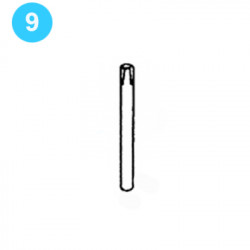 item#9 Type SLX 65 ton (Range 1.660" - 2-7/8") BJ Style Latch Lock Pin item#9 Type SLX 65 ton (Range 1.660" - 2-7/8") BJ Style Latch Lock Pin