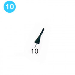 item#10 Type TA-65 (3-1/2" - 4-1/2") BJ Style Cotter Pin item#10 Type TA-65 (3-1/2" - 4-1/2") BJ Style Cotter Pin