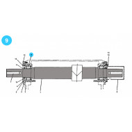 item#9 F-800 Triplex Pumps Pinion Shaft Assemblies Continental Emsco Style Pinion Shaft