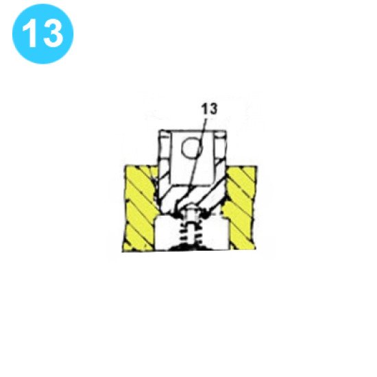 item#13 F-1600 Fluid-End Assembly Continental Emsco Style Valve Guide image