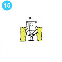 item#15 F-1300 Fluid-End Assembly Continental Emsco Style Retainer Screw item#15 F-1300 Fluid-End Assembly Continental Emsco Style Retainer Screw
