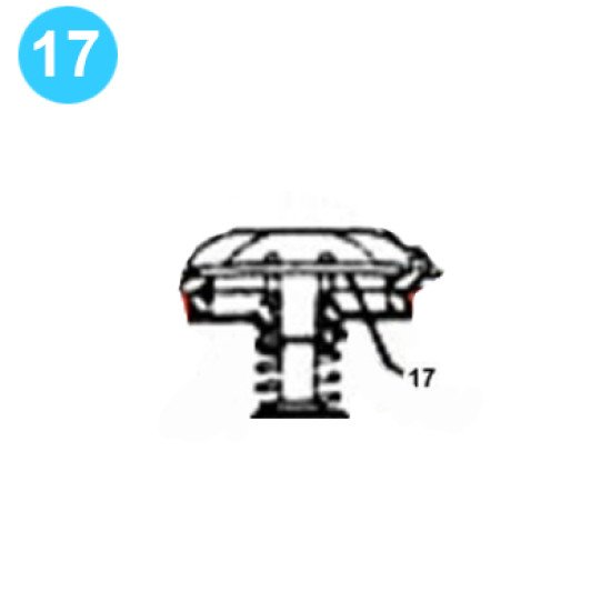 item#17 F-1600 Fluid-End Assembly Continental Emsco Style Locking Clip-Lower image