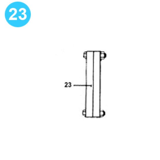 item#23 F-1600 Fluid-End Assembly Continental Emsco Style Suction Flange F-1600 Fluid End Assembly image
